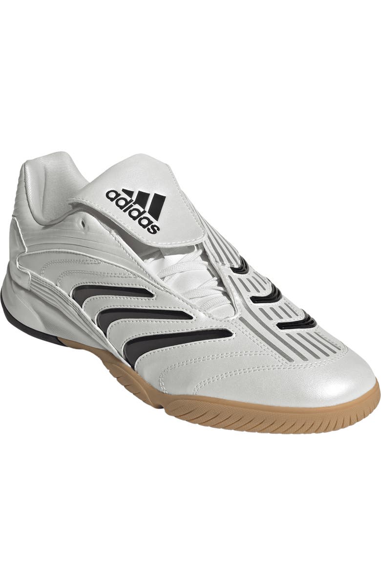 adidas Gender Inclusive Predator Sala Soccer Sneaker, Main, color, Zero Metallic/ Black/ Gum