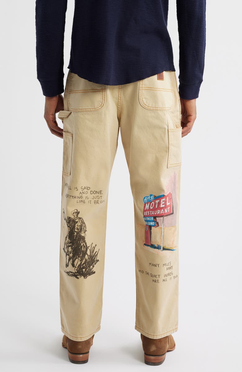 ONE OF THESE DAYS Just Like It Began Painter's Pants, Alternate, color, 