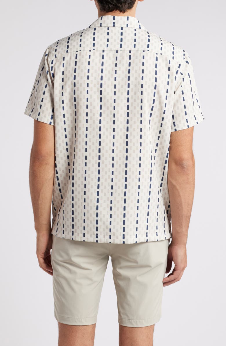 Swannies Dean Broken Stripe Camp Shirt, Alternate, color, Tan