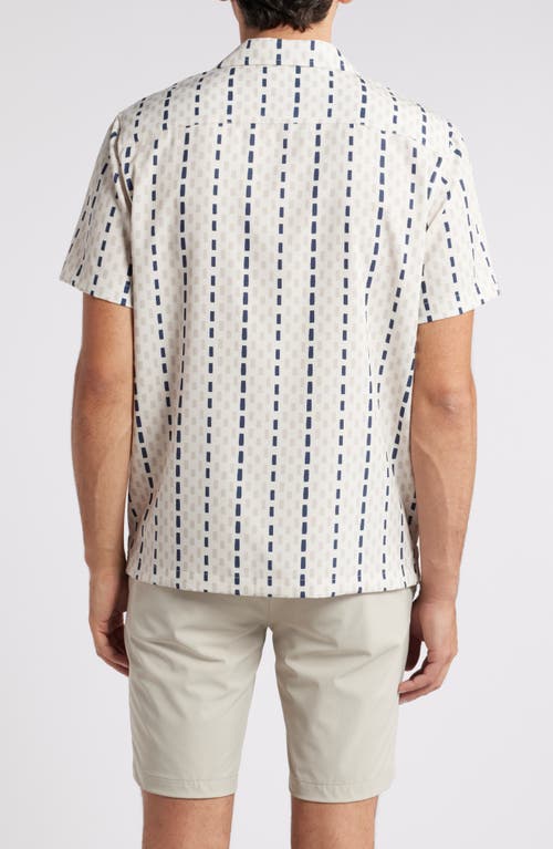 Swannies Dean Broken Stripe Camp Shirt