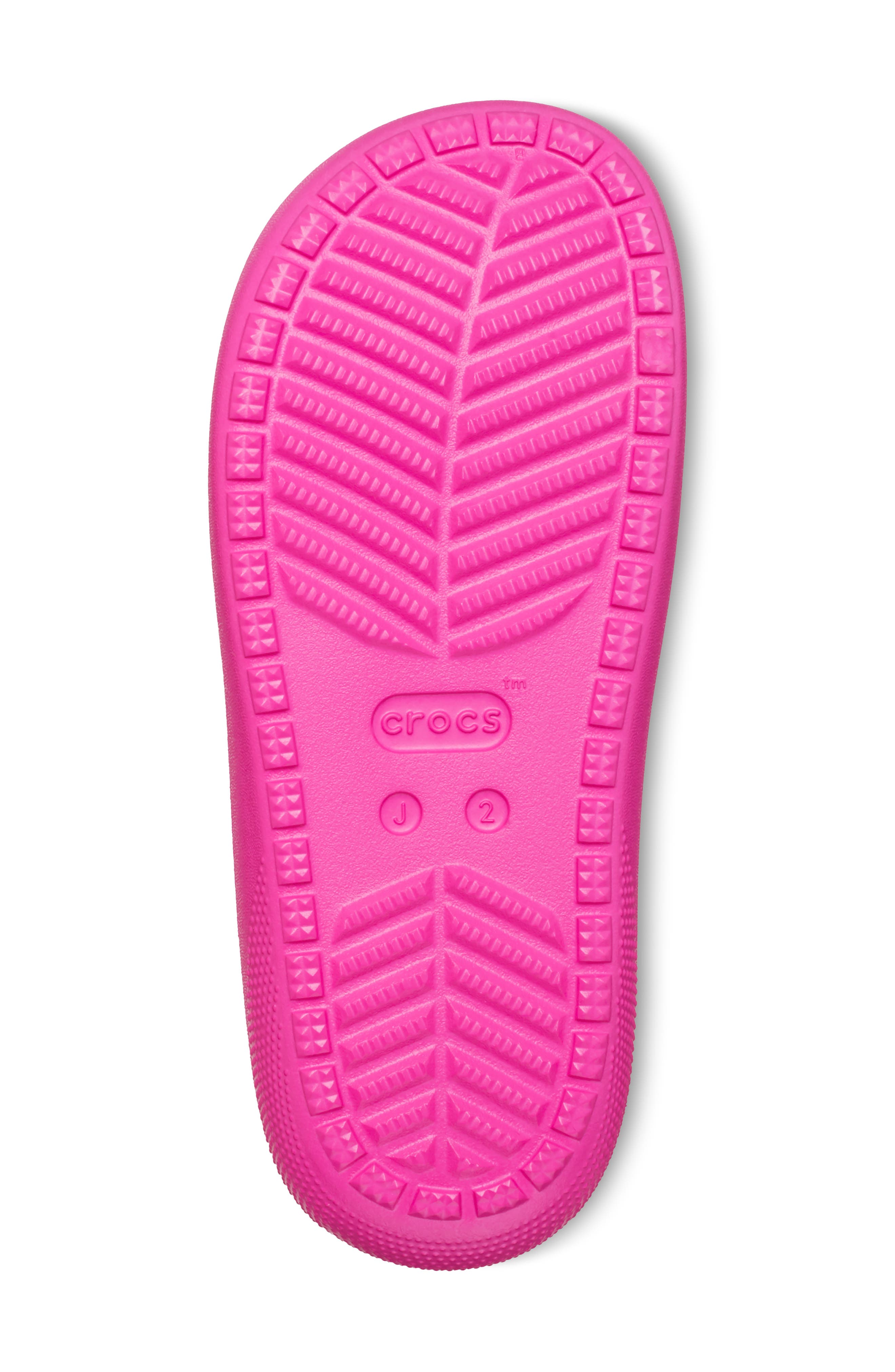 CROCS Kids' Double Strap Slide Sandal, Alternate, color, Juice