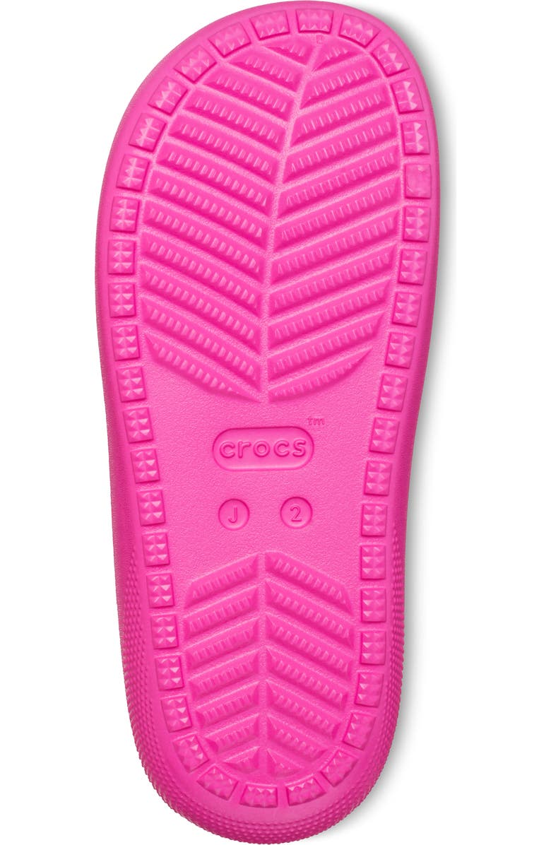 CROCS Kids' Double Strap Slide Sandal, Alternate, color, Juice