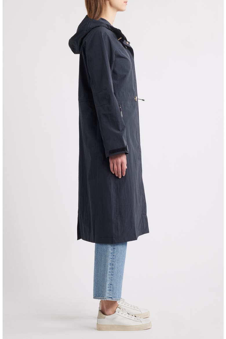 Rainvision Waterproof Hooded Long Raincoat, Alternate, color, DARK INDIGO