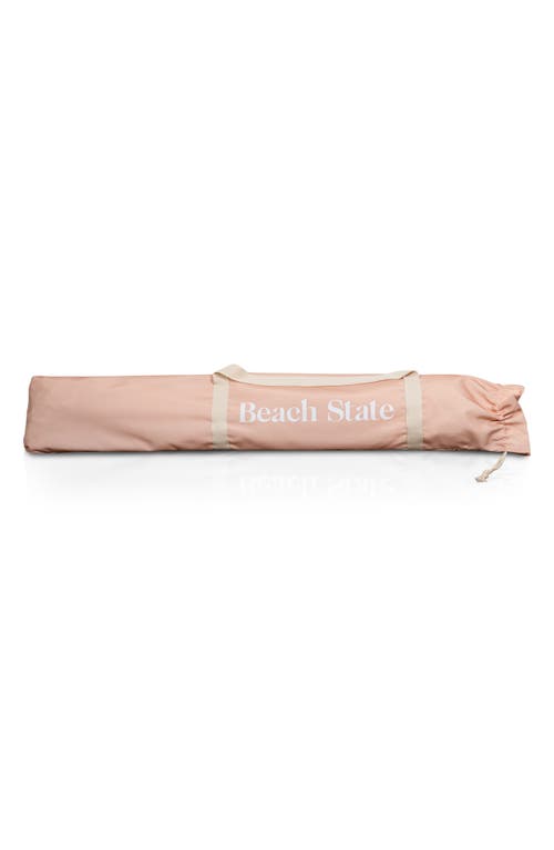 Picnic Time Summerland Portable Beach Umbrella In Pink