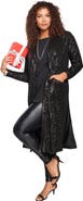 Roaman's Plus Size Sequin Duster