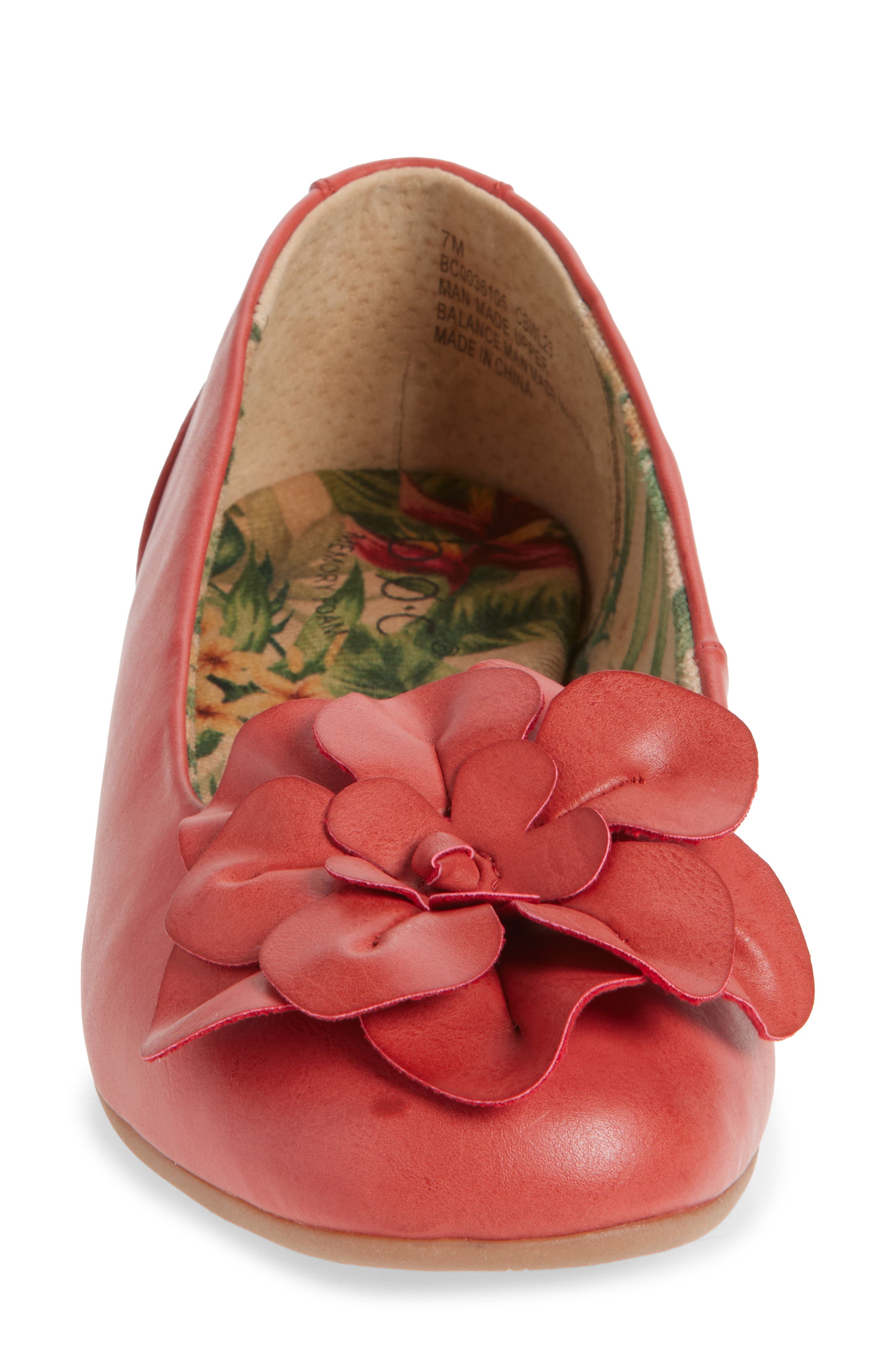 B O C BY BØRN Peony Flat, Alternate, color, Red