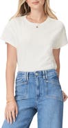 PAIGE Ren Cotton & Linen Crewneck T-Shirt