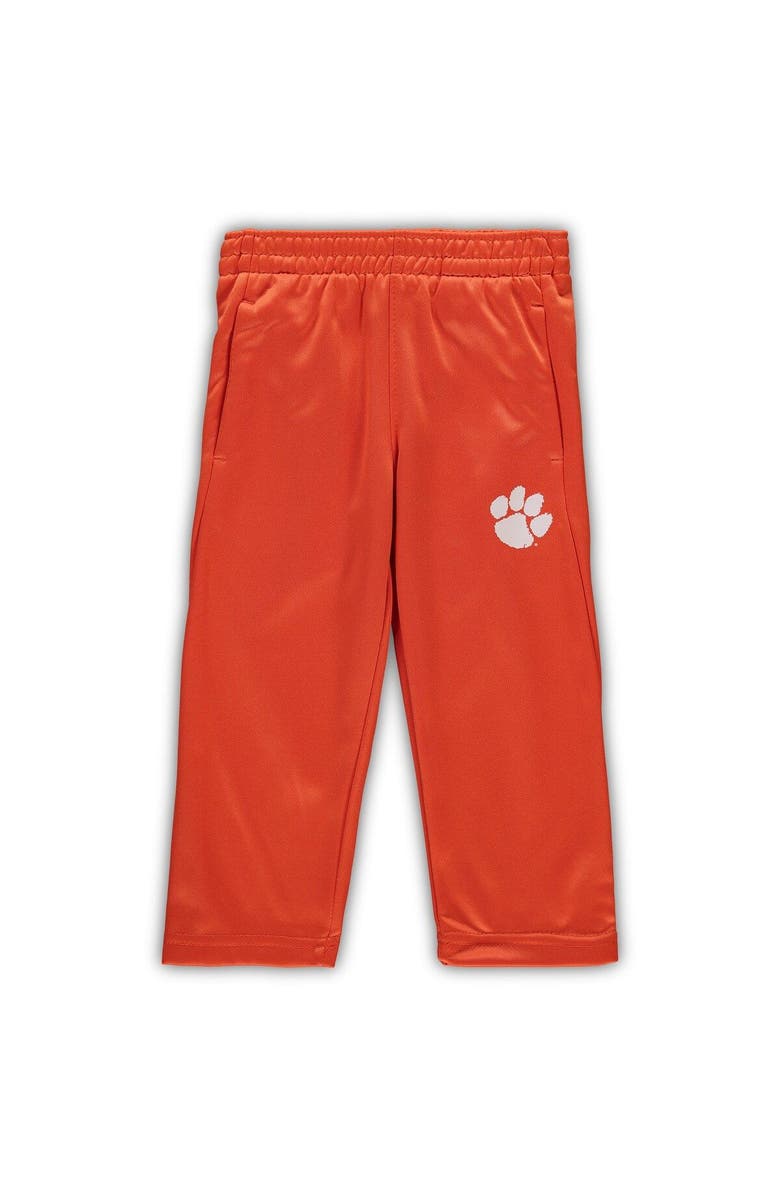 Outerstuff Toddler Orange Clemson Tigers Poly Fleece Full-Zip Hoodie and Pants Set, Alternate, color, 