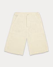 Fortela Simone Fatigue Linen Shorts