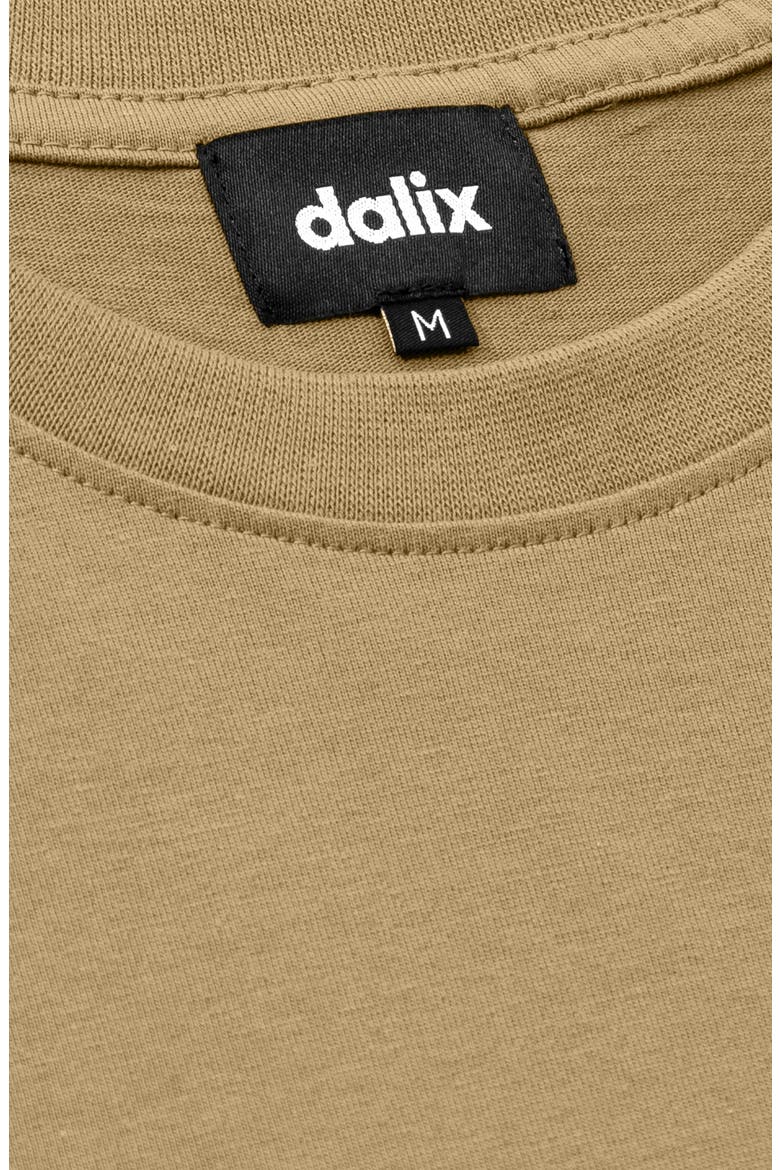 Mens Lil Smile Heavy Weight Cotton Tee, Alternate, color, Khaki