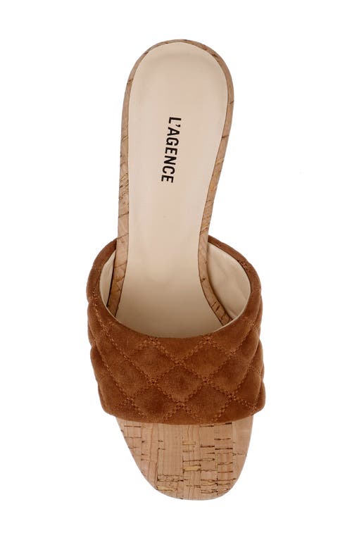 L AGENCE L'AGENCE GABRIELL PLATFORM SLIDE SANDAL 