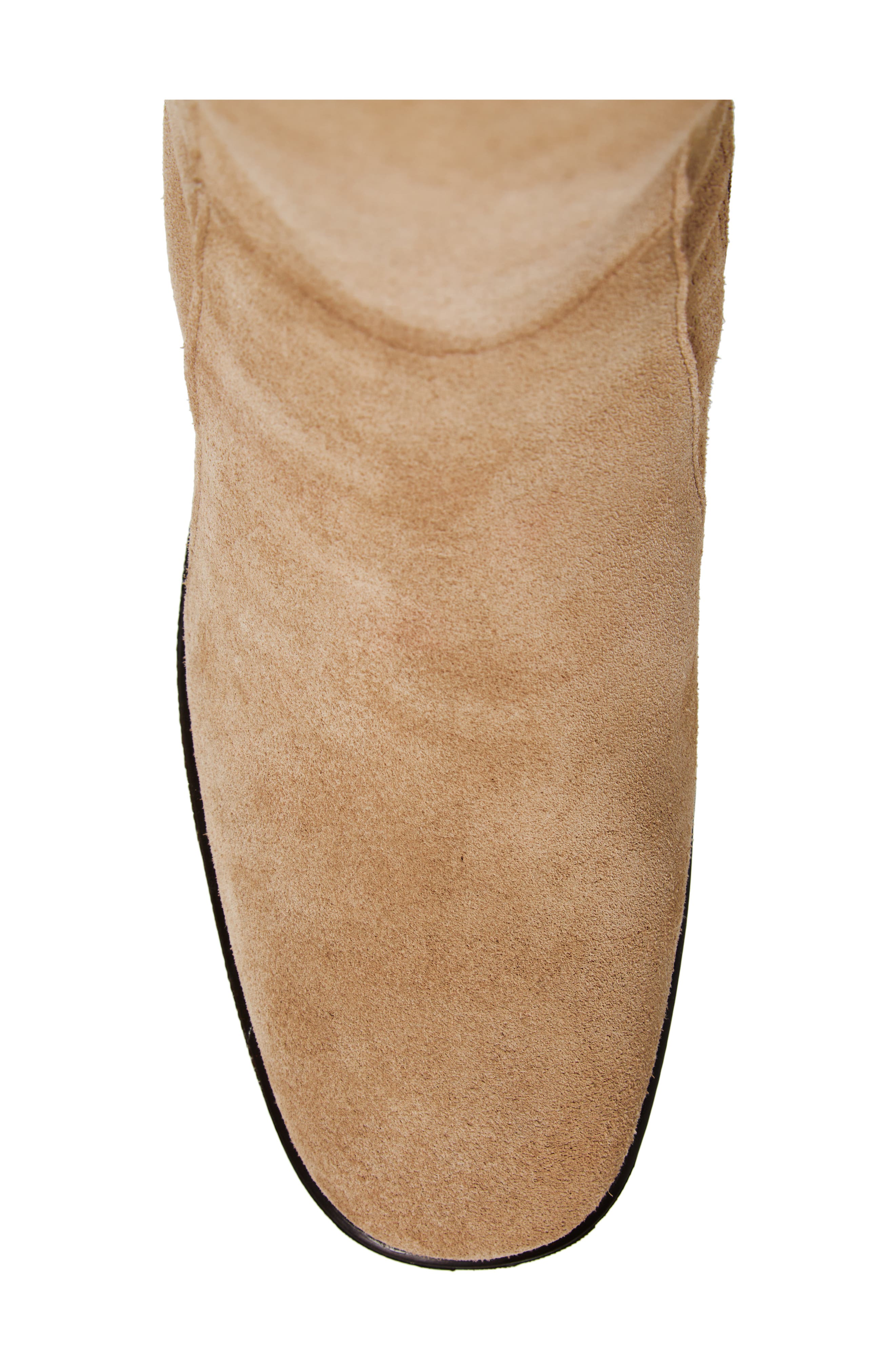 Naot Gift Knee High Boot, Alternate, color, Almond Suede