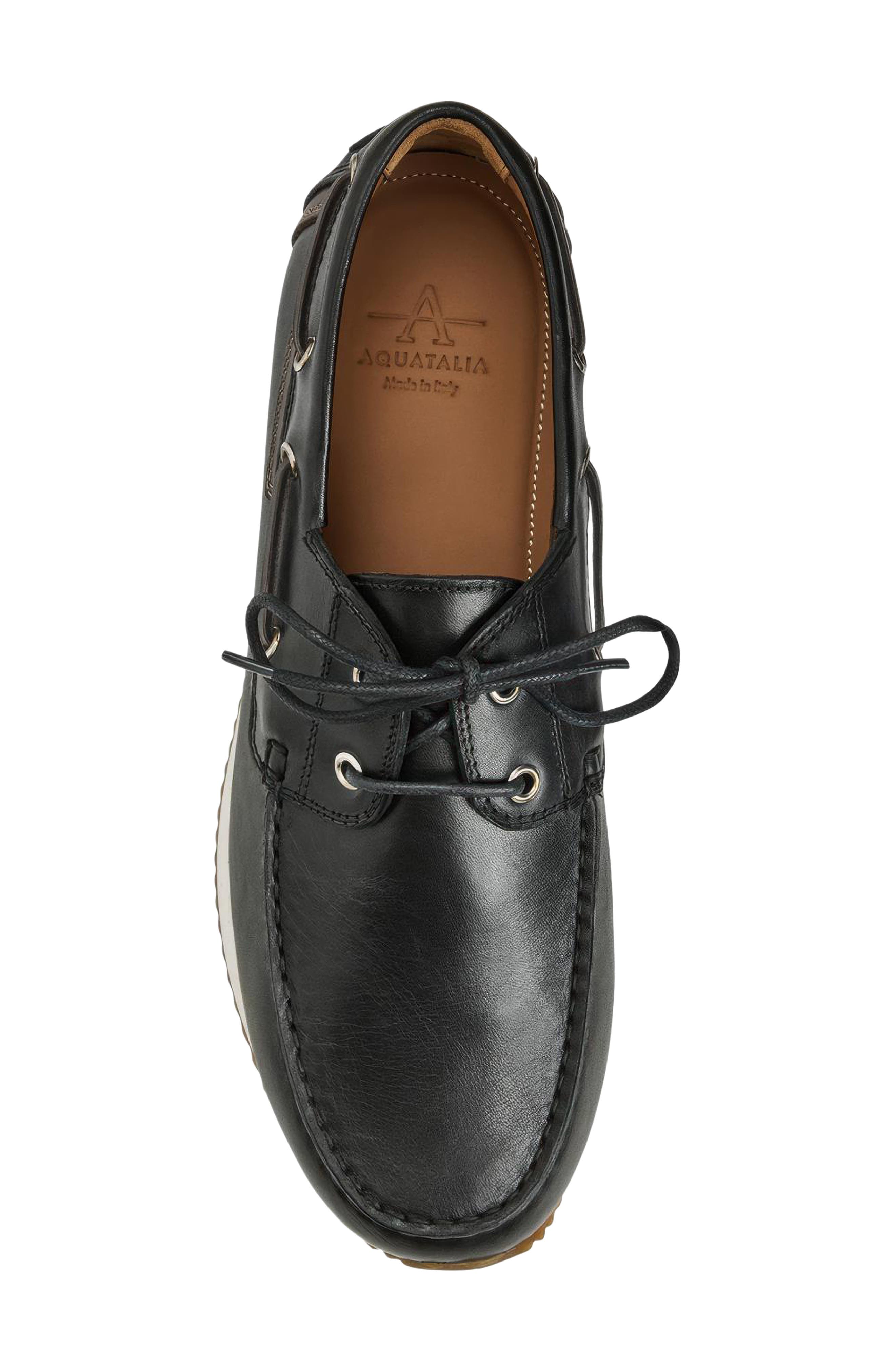 Aquatalia Lido Boat Sneaker, Alternate, color, 