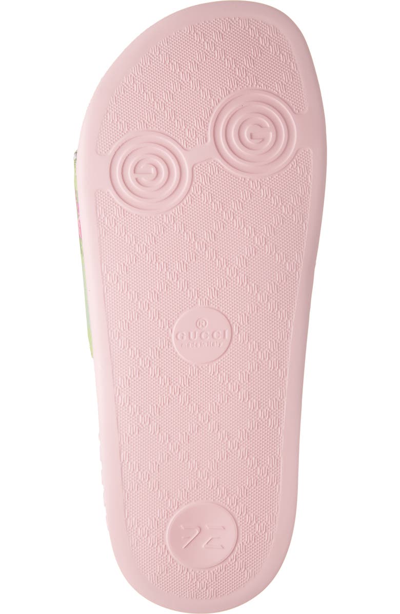 Gucci x Ken Scott Pursuit Floral Print Slide Sandal, Alternate, color,