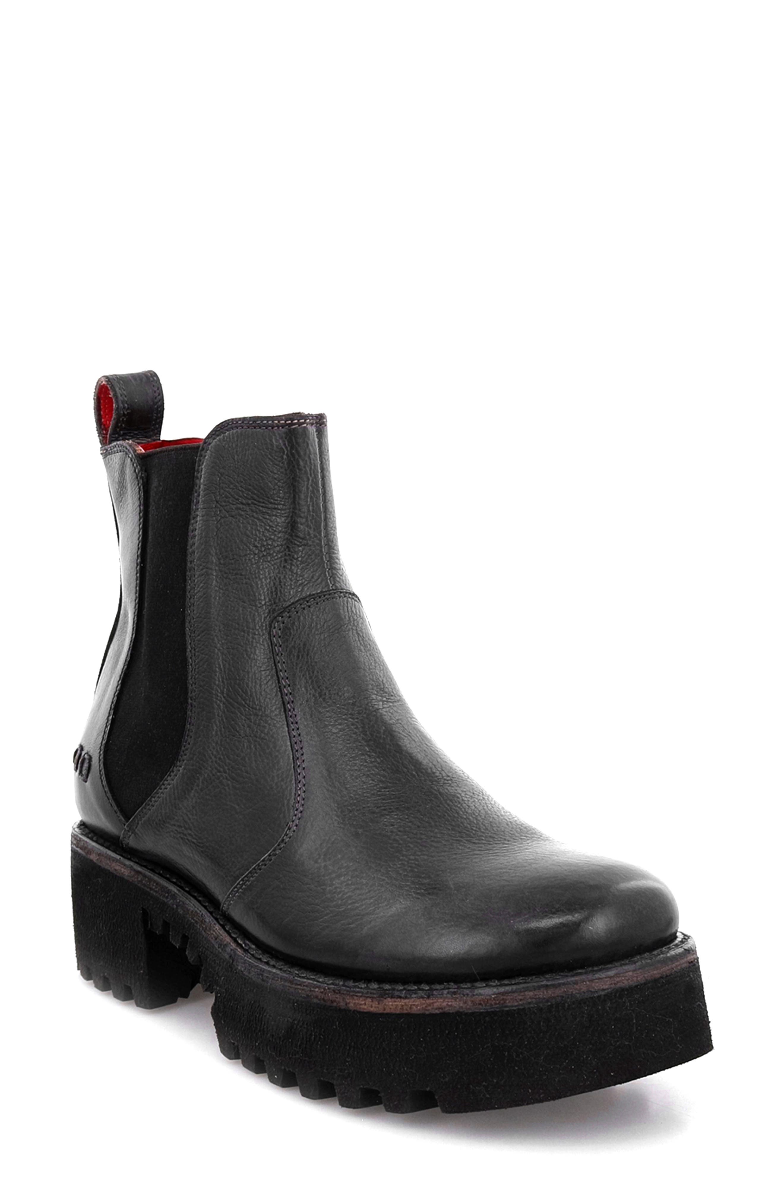 Bed Stu Valda Chelsea Boot, Main, color, Black Rustic