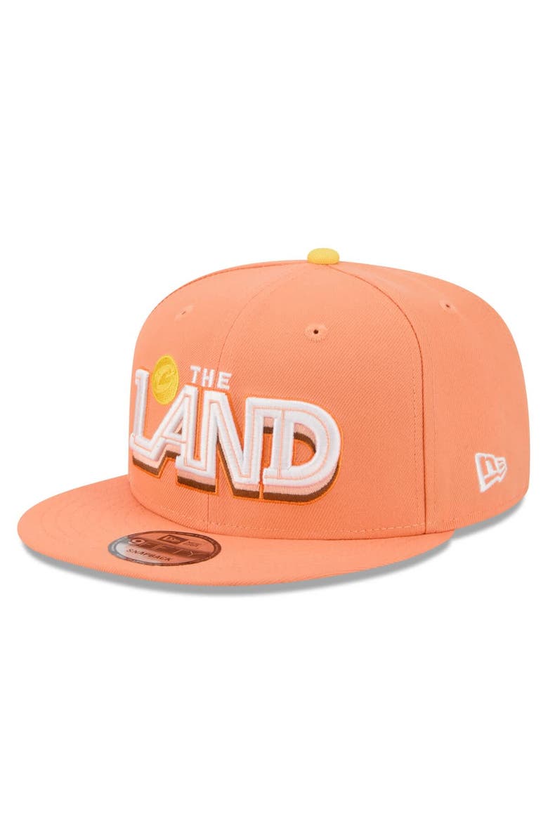 New Era Men's New Era Orange Cleveland Cavaliers 2025/26 City Edition 9FIFTY Snapback Hat, Alternate, color, Orange