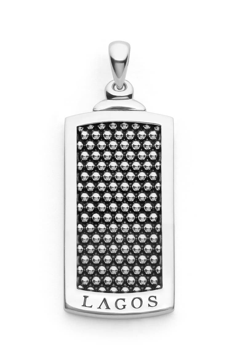 Men's Anthem Caviar Beaded Tag Amulet video