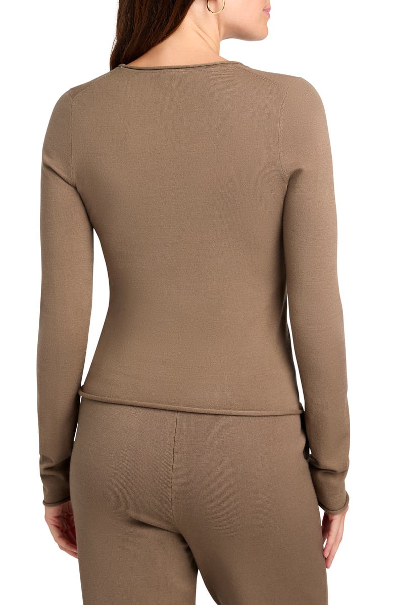 Splendid x @cellajaneblog Layering Sweater, Alternate, color, Toast