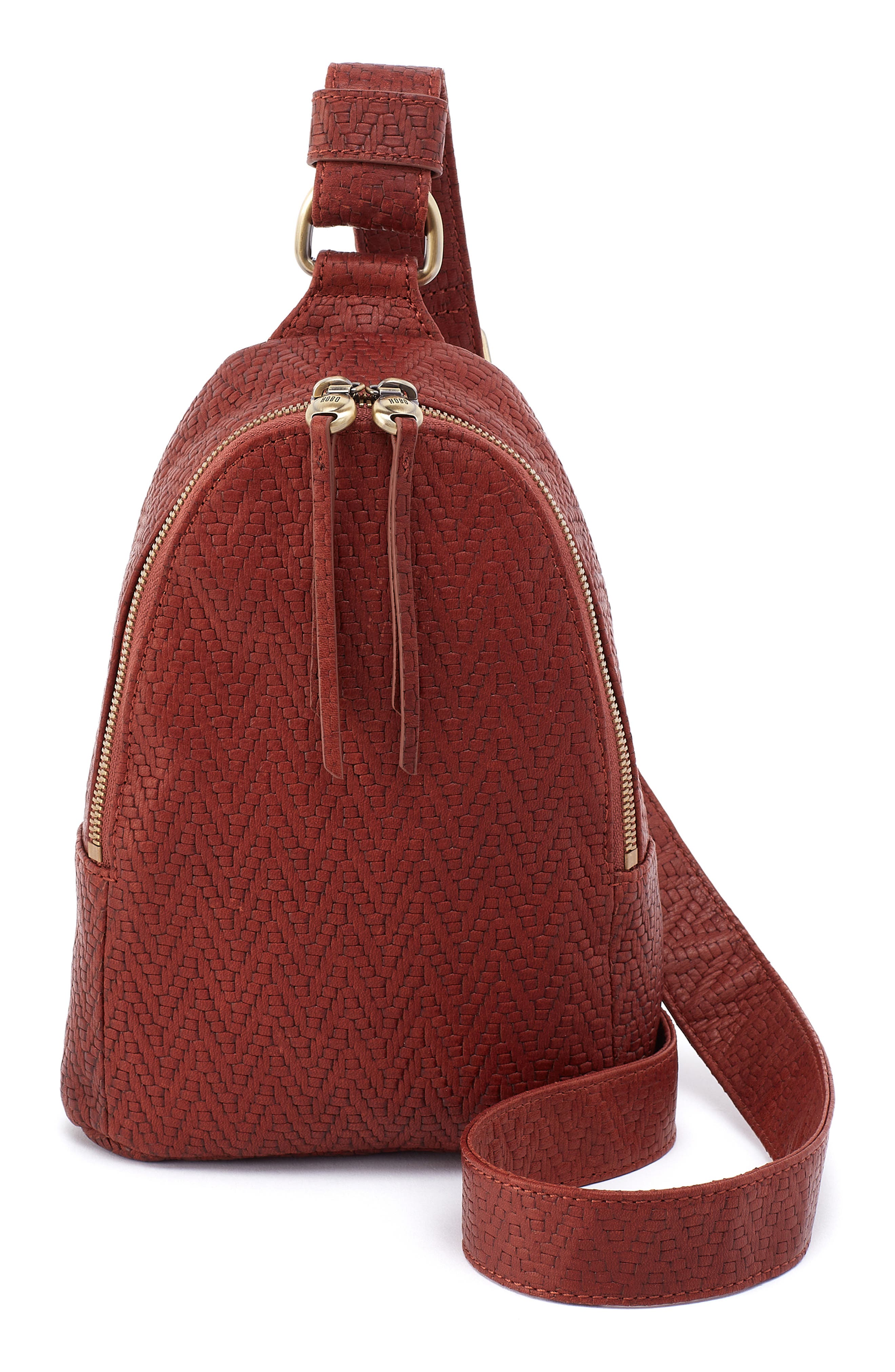 HOBO Fern Leather Sling Bag, Main, color, 