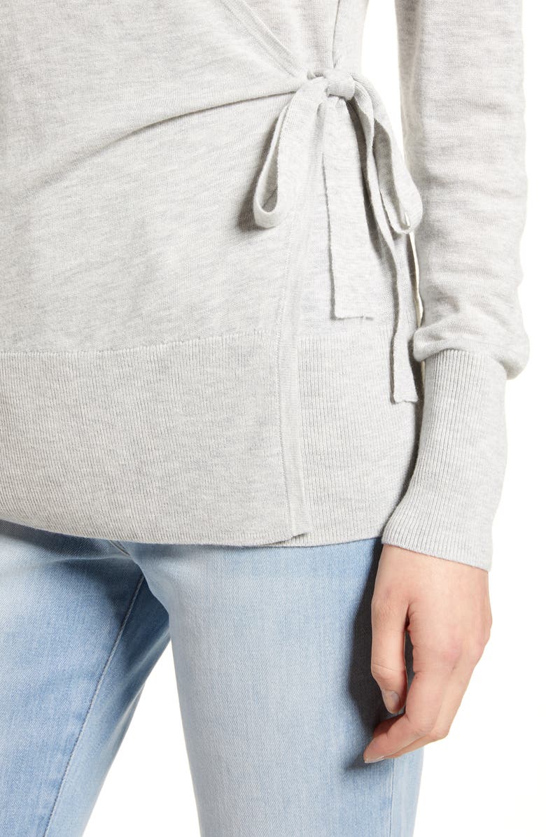 Chelsea28 Wrap Sweater, Alternate, color,