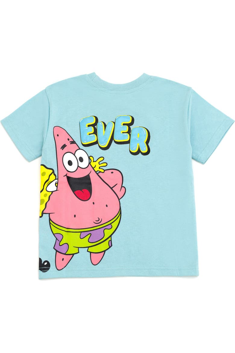 Birthday T-Shirt, Alternate, color, SpongeBob Patrick Blue