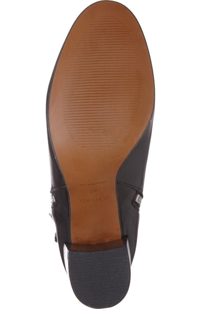 Topshop 'Mega Buckle' Bootie, Alternate, color,