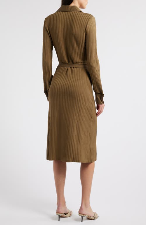 Hugo Boss Boss Ellarie Rib Long Sleeve Dress