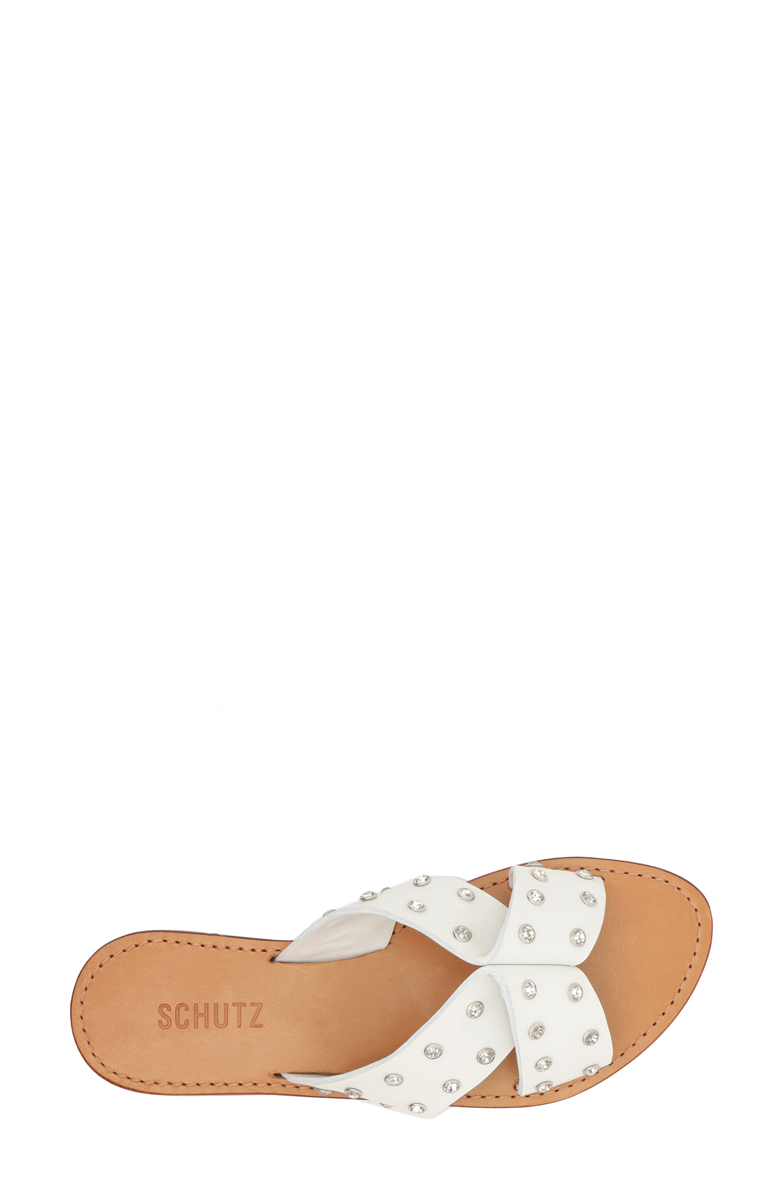 Schutz Marilu Studded Sandal, Alternate, color, 