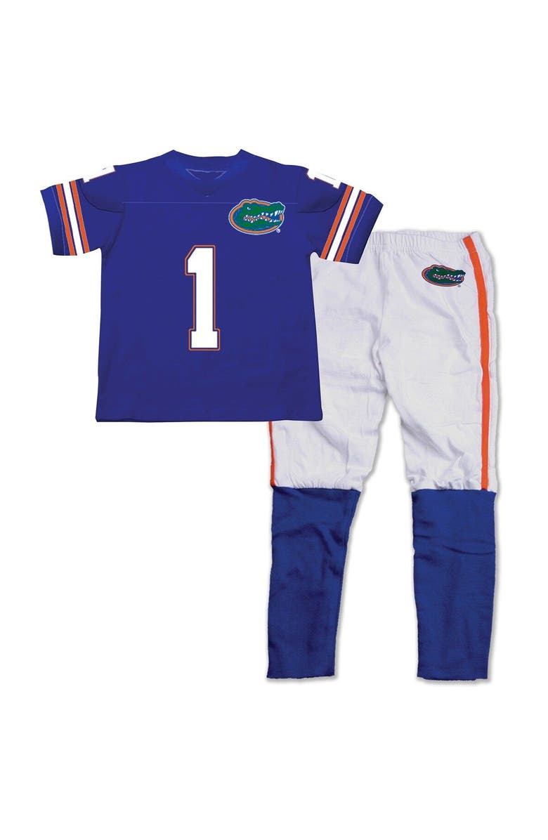 Wes & Willy Florida Gators Preschool Pajama Set - Royal Blue, Main, color,