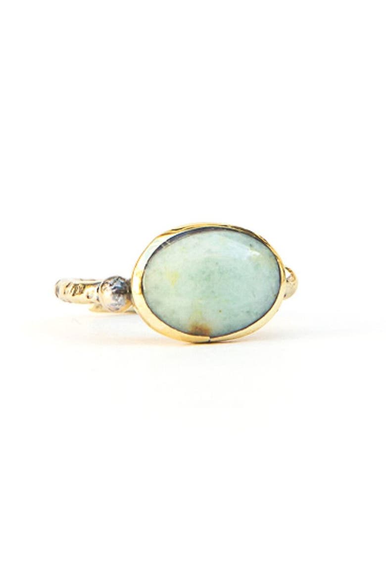 Julieta Chalcedony Ring, Main, color, Green