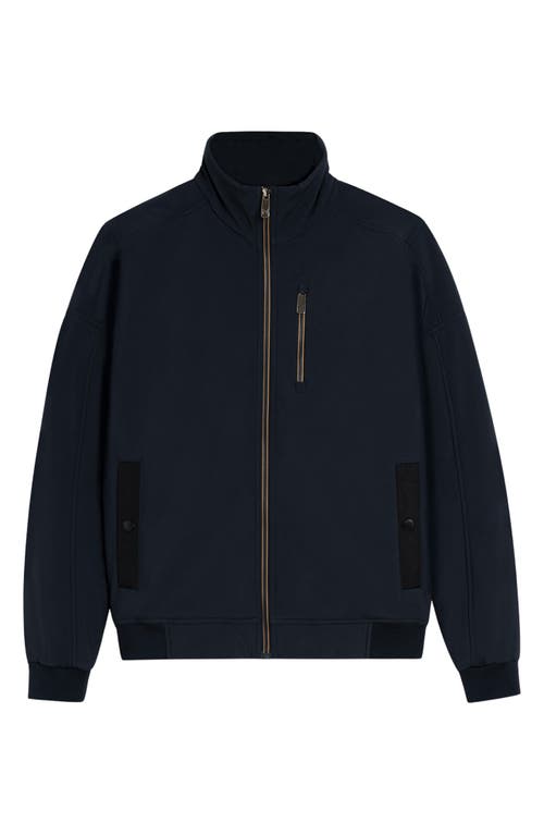 Noize Soft Shell Windbreaker Jacket In Blue