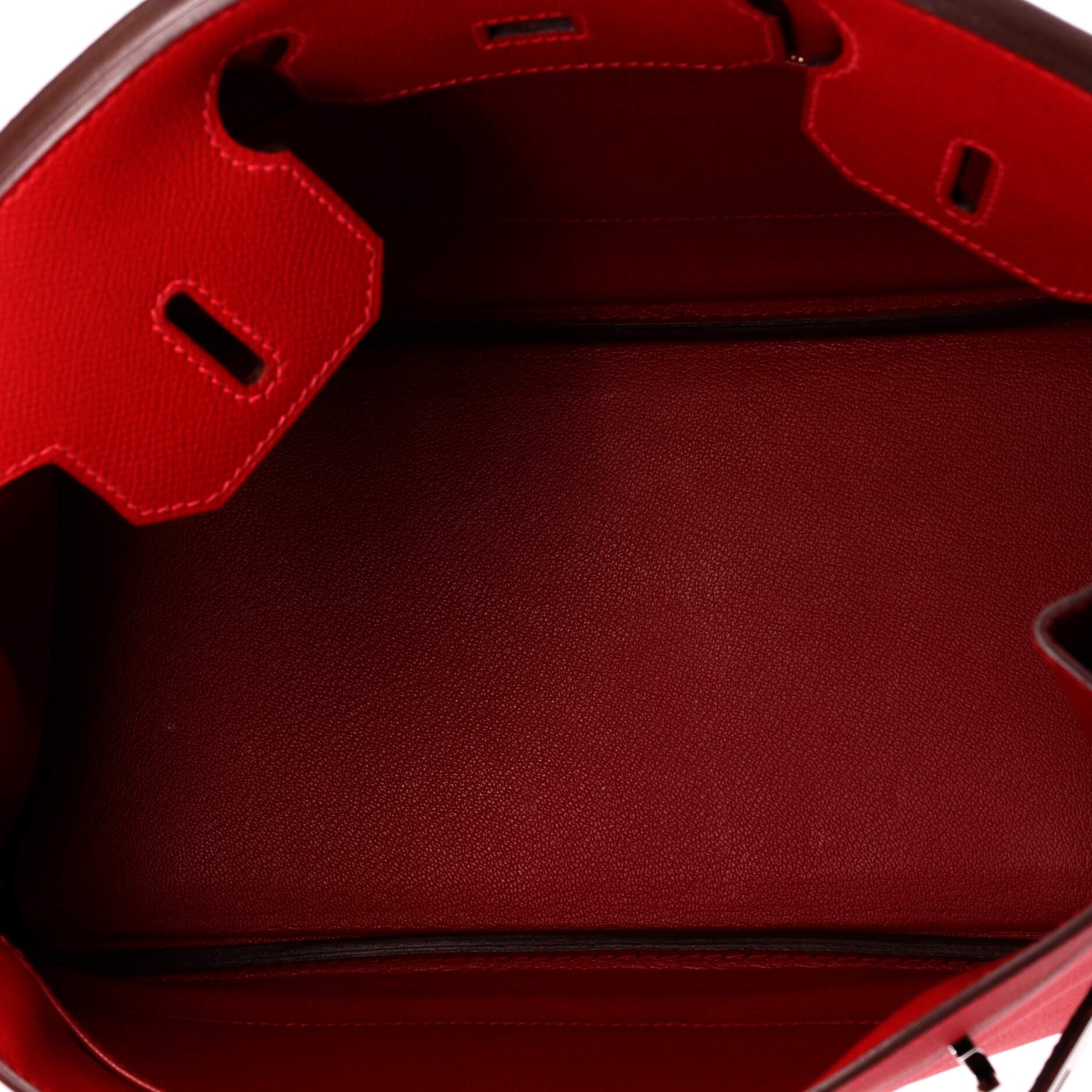 Birkin Handbag Red Epsom with Palladium Hardware 30, Alternate, color, Red