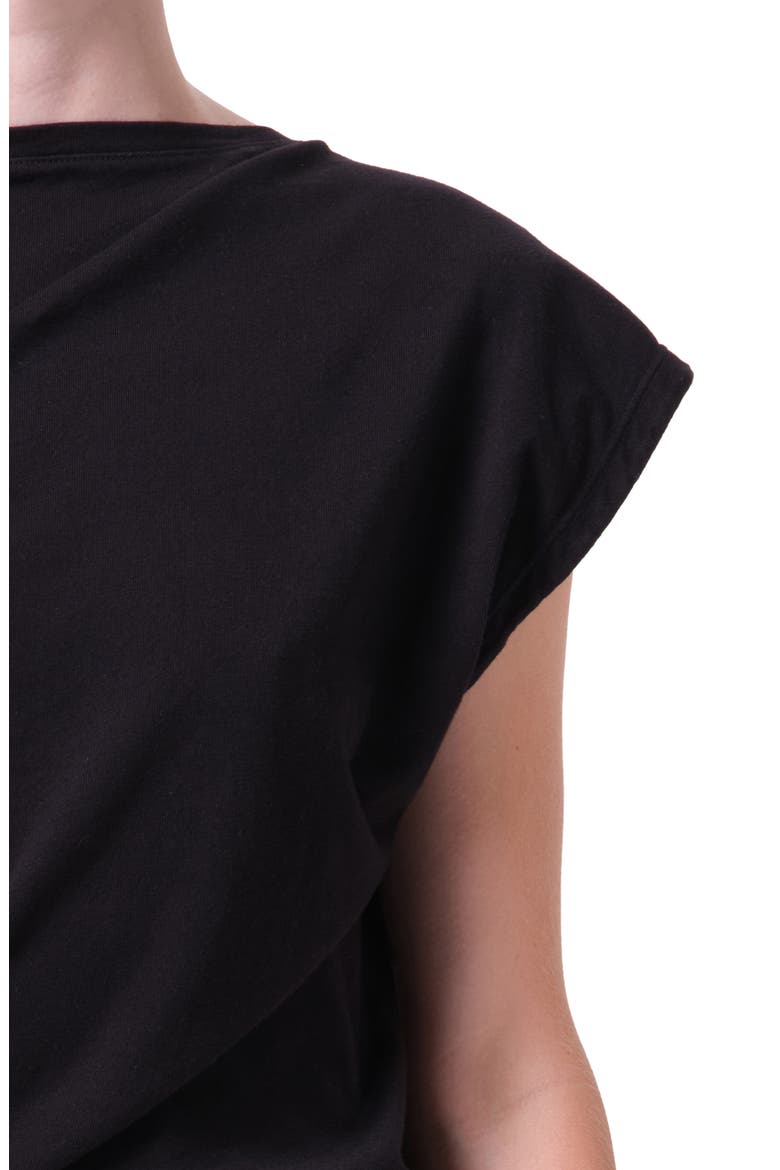 Beth Asymmetric Top, Alternate, color, BLACK