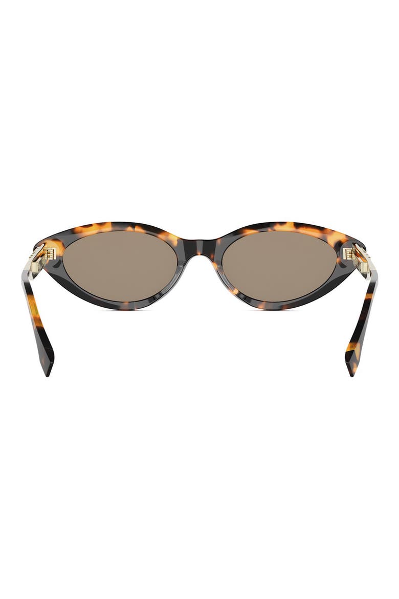 Fendigraphy 51mm Cat Eye Sunglasses, Alternate, color, HAVANA/ OTHER / BROWN