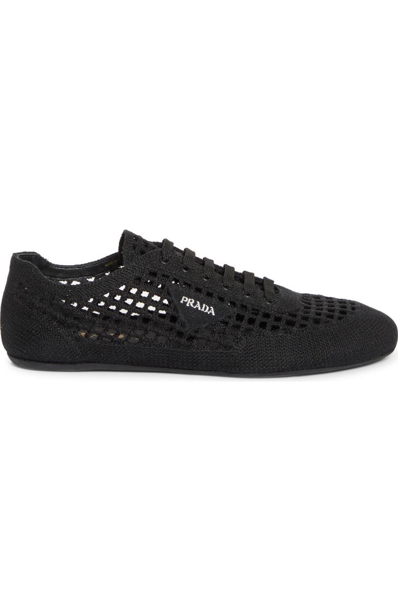 Prada Crochet Sneaker, Alternate, color,