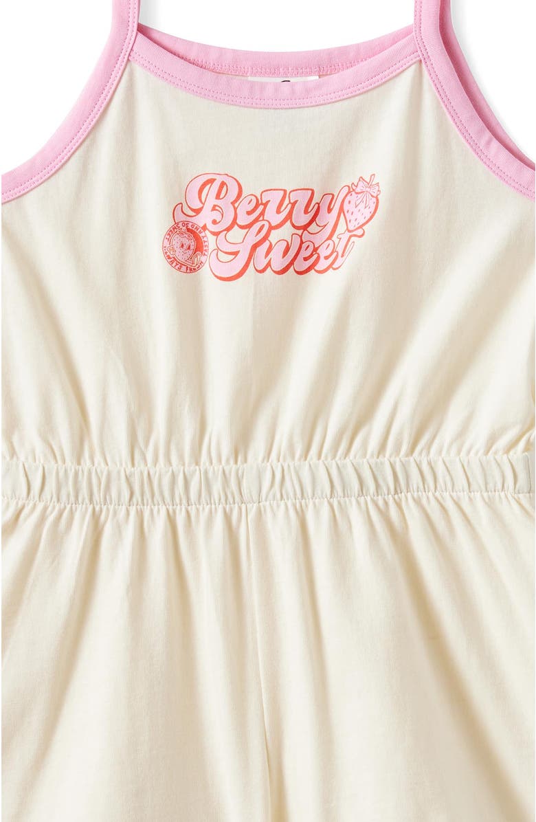 Cotton On Kids Kid's Maisy Playsuit, Alternate, color, Dark Vanilla Berry Sweet