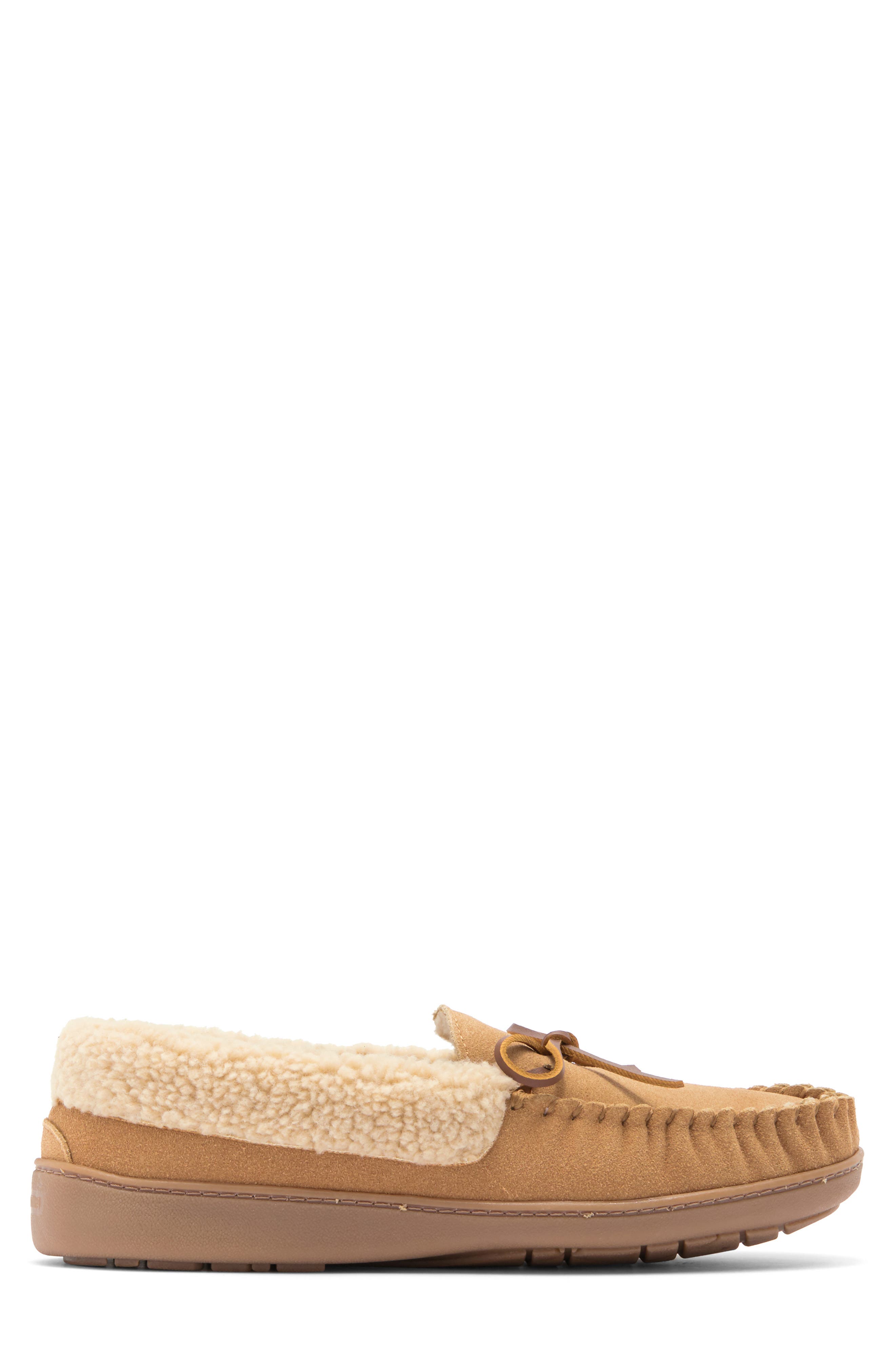 Minnetonka Corey Trapper Faux Fur Lined Slipper, Alternate, color, 