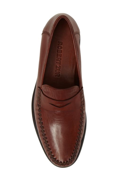 Robert Zur Etro Penny Loafer In Brown