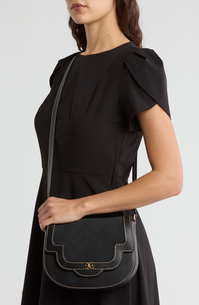 Sam Edelman Marsella Large Saddle Crossbody Bag, Alternate, color,