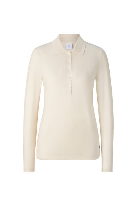 Whoopy Polo Long-sleeve Top