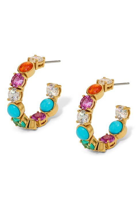 Frieda C Hoop Earrings