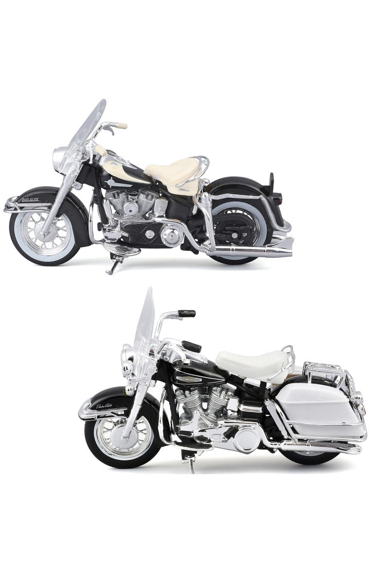 Duos 60s Motorcycle Set Collectible Vehicles, Alternate, color, Multicolored