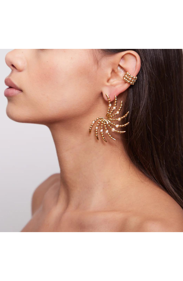 Daniela Millan Jewelry Spirit Ear Cuff, Alternate, color, Gold