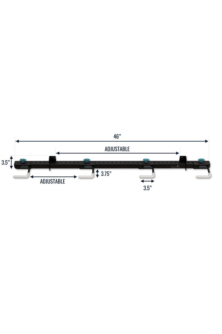 G-Golf | Adjustable Wall Storage System | Holds 300 lbs, Alternate, color, Black