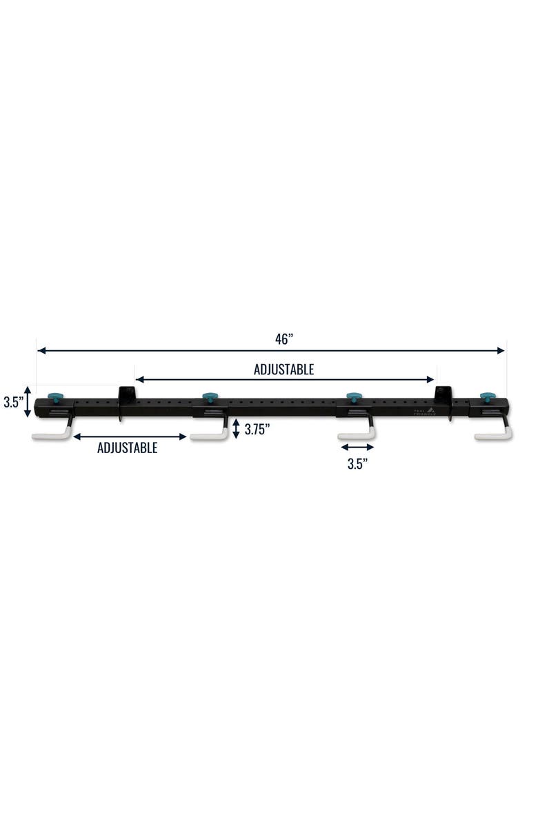 StoreYour G-Golf | Adjustable Wall Storage System | Holds 300 lbs, Alternate, color, Black