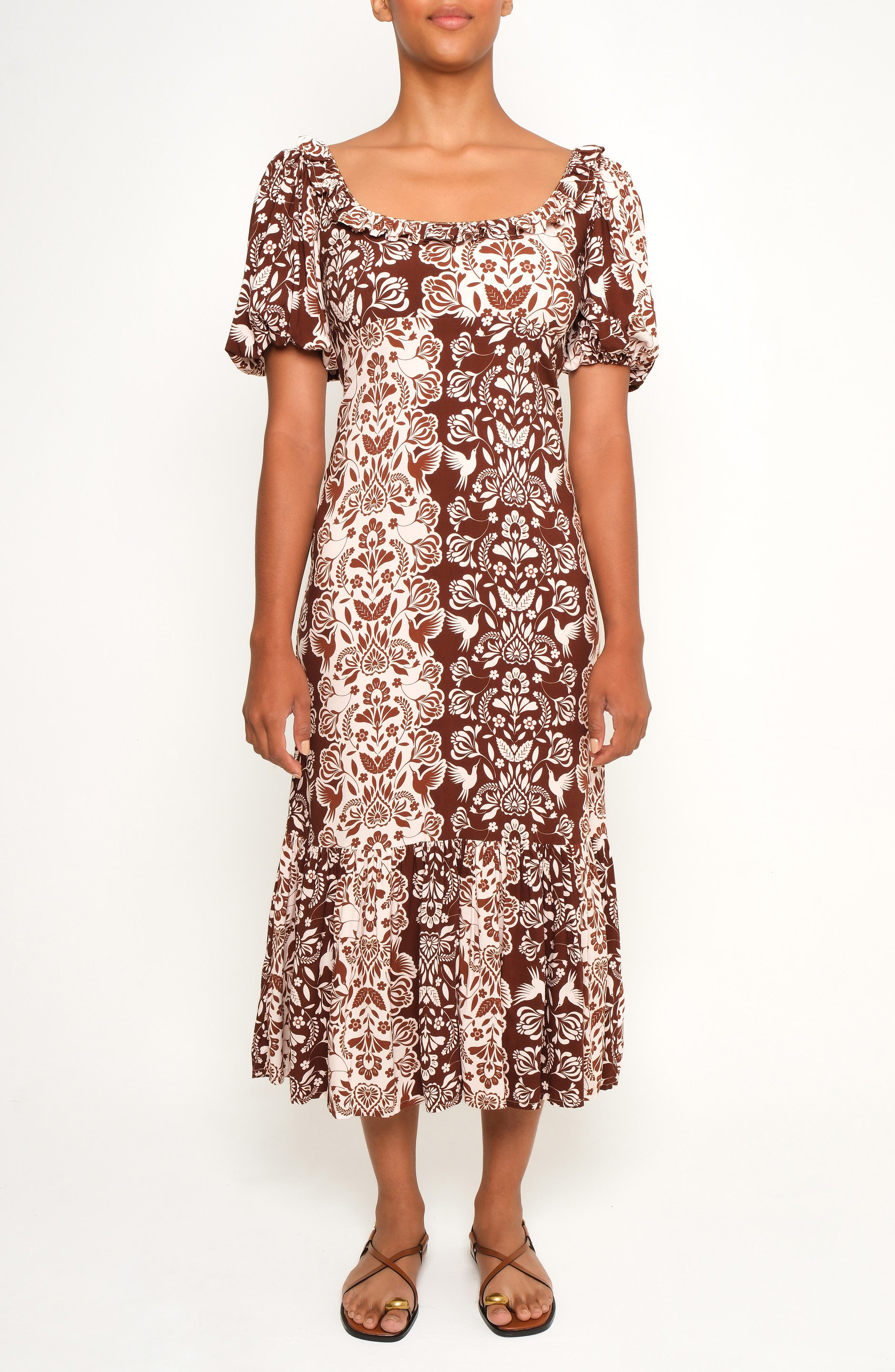 selected BROWN FOLK PAISLEY