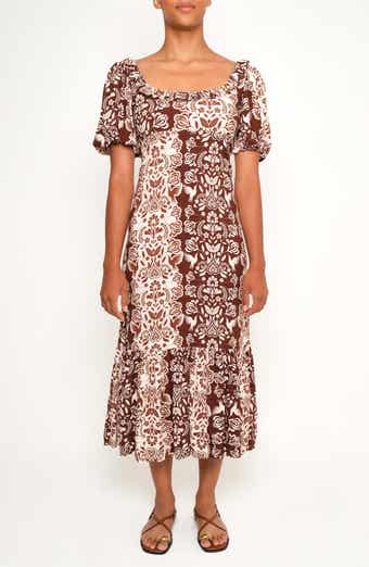 The Signal Mixed Print Crepe Dress
