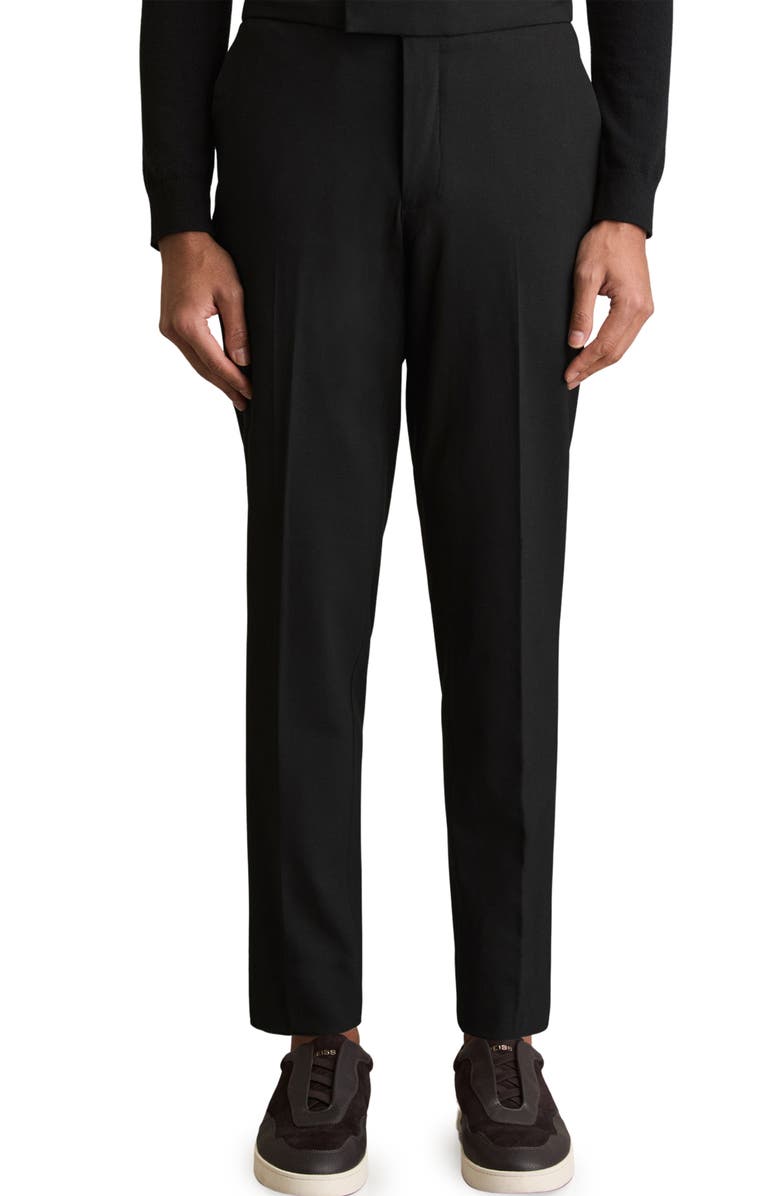 Reiss Found Slim Fit Pants, Main, color, Black