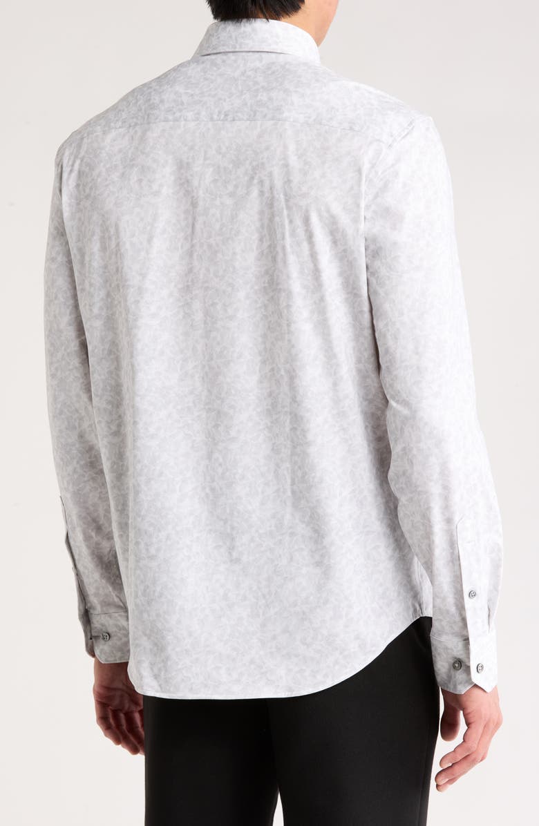 Bugatchi James Stretch Cotton Button-Up Shirt, Alternate, color,