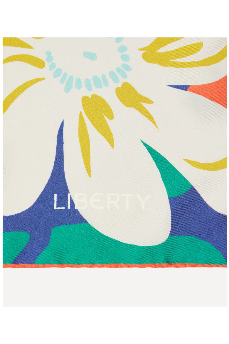 Lord Thorpe Silk Square Scarf, Alternate, color, ORANGE